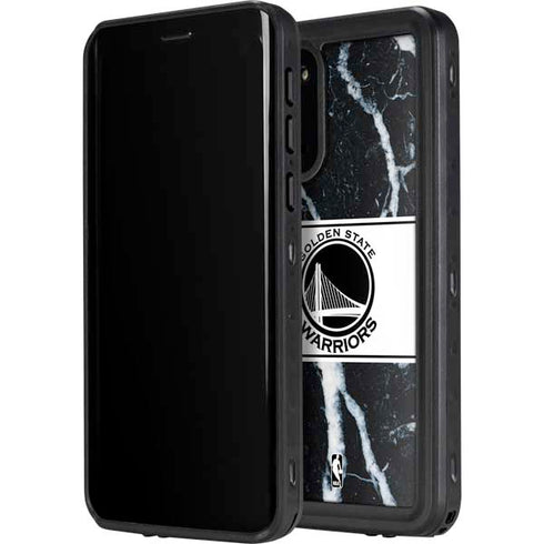 NBA Golden State Warriors Marble Galaxy S20 Plus Waterproof Case