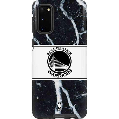 NBA Golden State Warriors Marble Galaxy S20 Pro Case