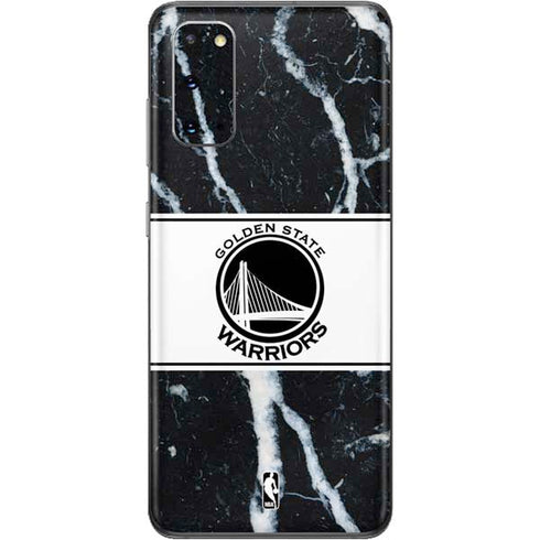 NBA Golden State Warriors Marble Galaxy S20 Skin