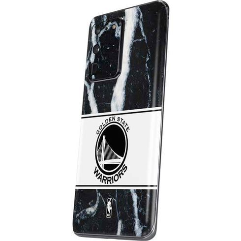 NBA Golden State Warriors Marble Galaxy S20 Ultra 5G Skin