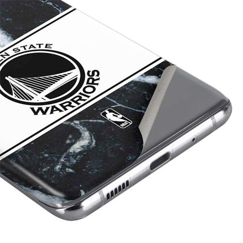 NBA Golden State Warriors Marble Galaxy S20 Ultra 5G Skin