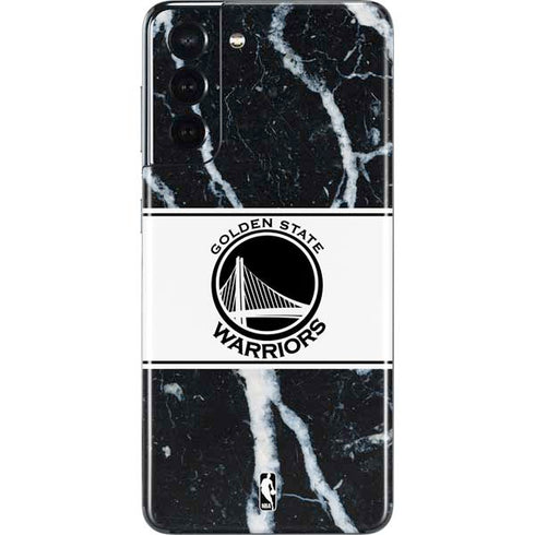 NBA Golden State Warriors Marble Galaxy S21 5G Skin
