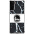 NBA Golden State Warriors Marble Galaxy S21 Plus 5G Clear Case