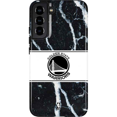 NBA Golden State Warriors Marble Galaxy S22 Plus Pro Case