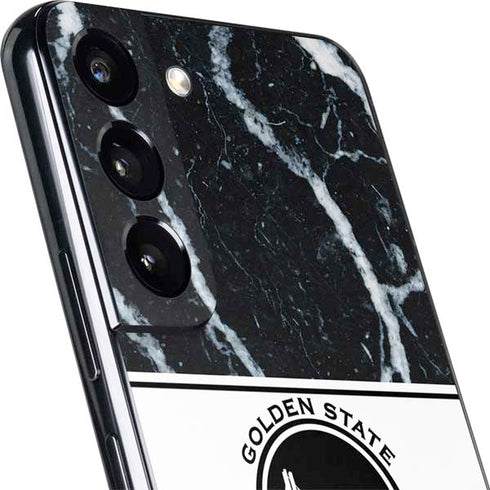 NBA Golden State Warriors Marble Galaxy S22 Plus Skin