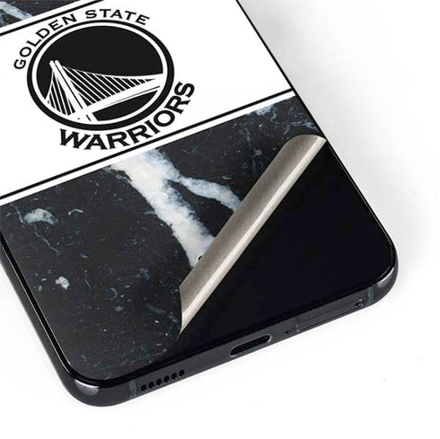 NBA Golden State Warriors Marble Galaxy S22 Plus Skin