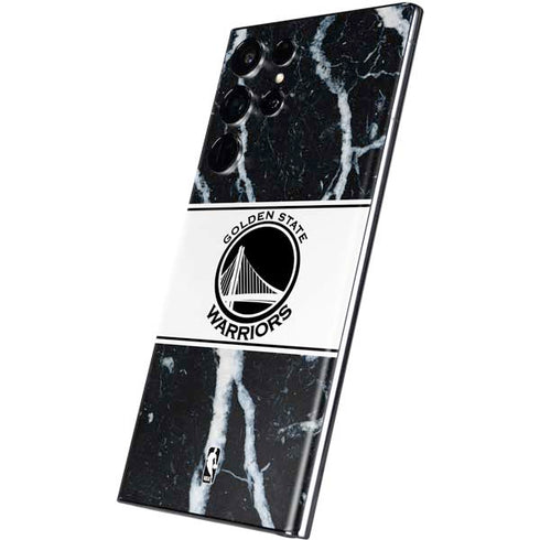NBA Golden State Warriors Marble Galaxy S22 Ultra Skin