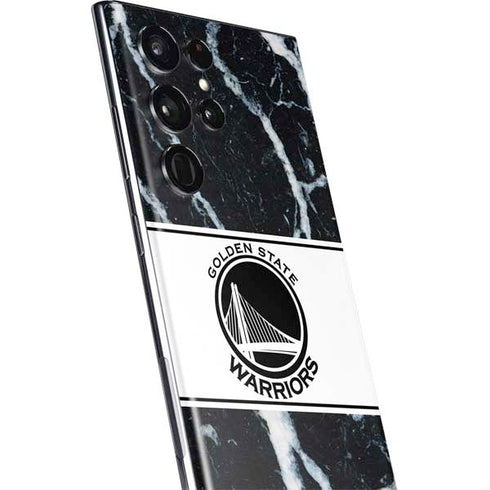 NBA Golden State Warriors Marble Galaxy S22 Ultra Skin
