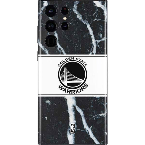 NBA Golden State Warriors Marble Galaxy S22 Ultra Skin