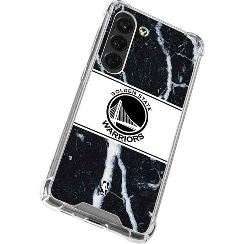 NBA Golden State Warriors Marble Galaxy S23 Clear Case