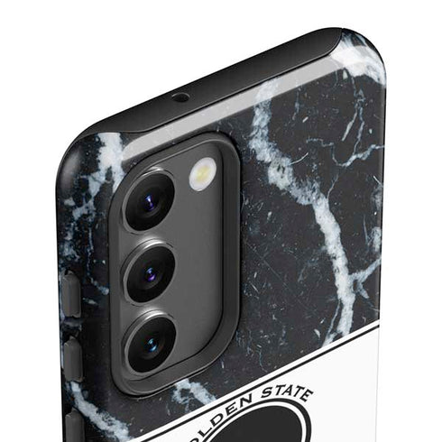NBA Golden State Warriors Marble Galaxy S23 Plus Pro Case