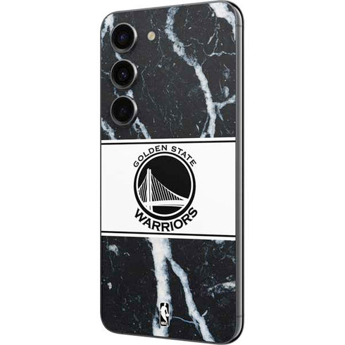 NBA Golden State Warriors Marble Galaxy S23 Skin