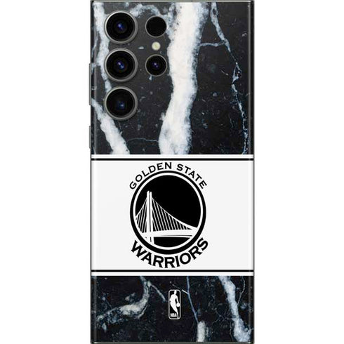 NBA Golden State Warriors Marble Galaxy S23 Ultra Skin