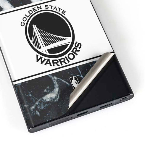 NBA Golden State Warriors Marble Galaxy S23 Ultra Skin