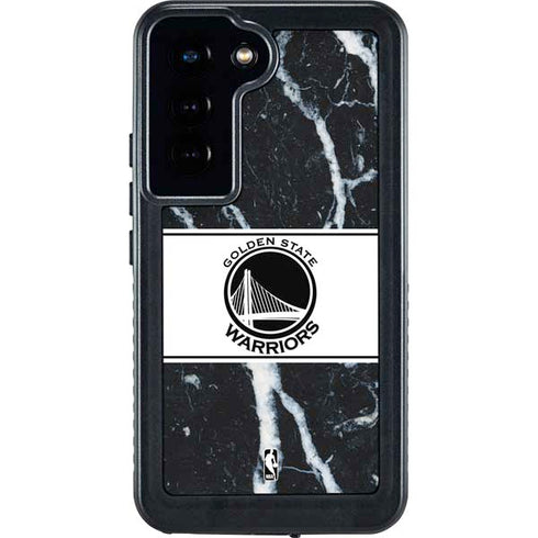 NBA Golden State Warriors Marble Galaxy S23 Waterproof Case