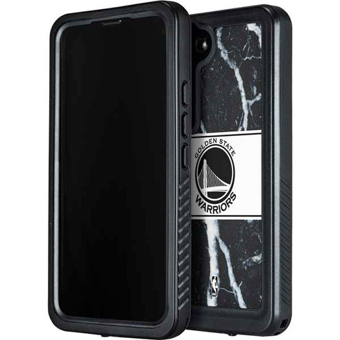 NBA Golden State Warriors Marble Galaxy S23 Waterproof Case