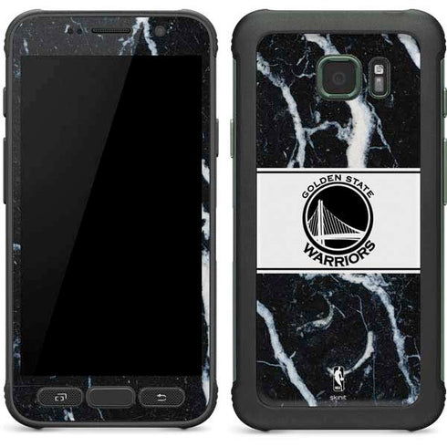 NBA Golden State Warriors Marble Galaxy S7 Active Skin