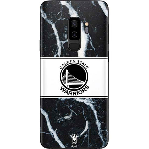 NBA Golden State Warriors Marble Galaxy S9 Plus Skin