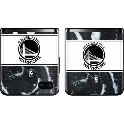 NBA Golden State Warriors Marble Galaxy Z Flip Skin