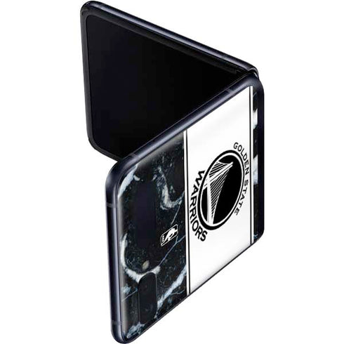 NBA Golden State Warriors Marble Galaxy Z Flip Skin