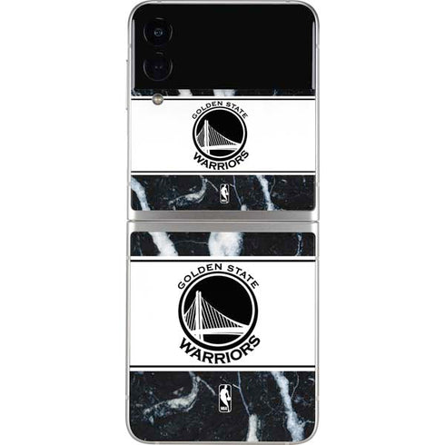 NBA Golden State Warriors Marble Galaxy Z Flip3 5G Skin