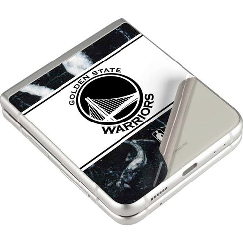 NBA Golden State Warriors Marble Galaxy Z Flip3 5G Skin