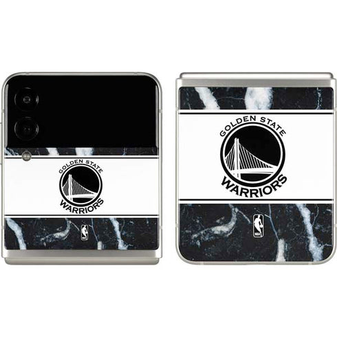 NBA Golden State Warriors Marble Galaxy Z Flip3 5G Skin