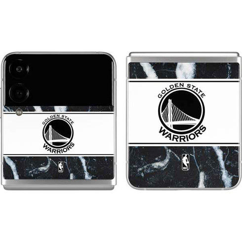 NBA Golden State Warriors Marble Galaxy Z Flip4 5G Skin