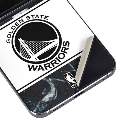 NBA Golden State Warriors Marble Galaxy Z Flip5 5G Skin