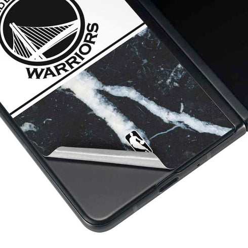 NBA Golden State Warriors Marble Galaxy Z Fold4 5G Skin