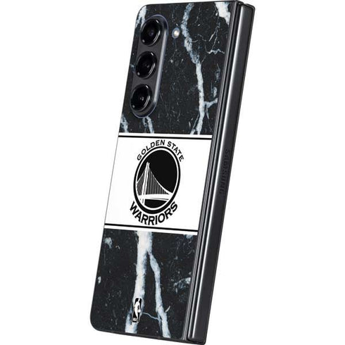 NBA Golden State Warriors Marble Galaxy Z Fold5 5G Skin