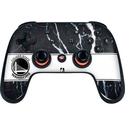 NBA Golden State Warriors Marble Google Stadia Controller Skin