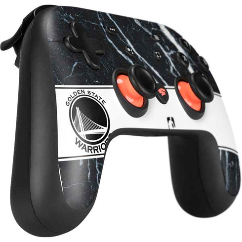 NBA Golden State Warriors Marble Google Stadia Controller Skin