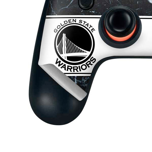 NBA Golden State Warriors Marble Google Stadia Controller Skin