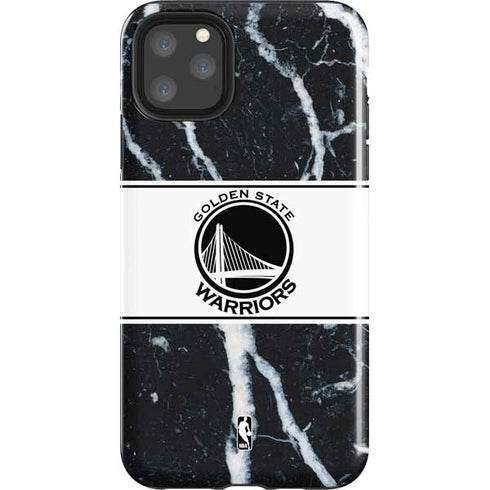 NBA Golden State Warriors Marble iPhone 11 Pro Max Impact Case