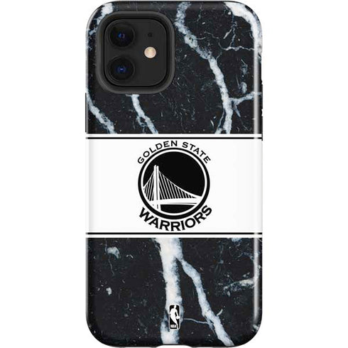 NBA Golden State Warriors Marble iPhone 12 Impact Case