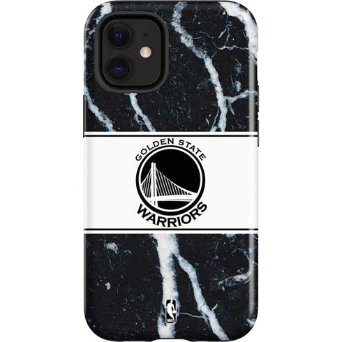 NBA Golden State Warriors Marble iPhone 12 Mini Impact Case