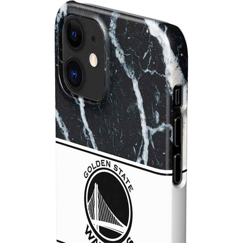 NBA Golden State Warriors Marble iPhone 12 Mini Lite Case