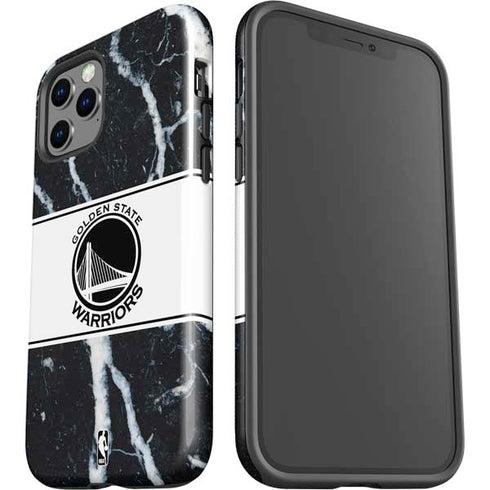 NBA Golden State Warriors Marble iPhone 12 Pro Max Impact Case