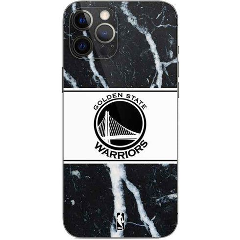 NBA Golden State Warriors Marble iPhone 12 Pro Max Skin