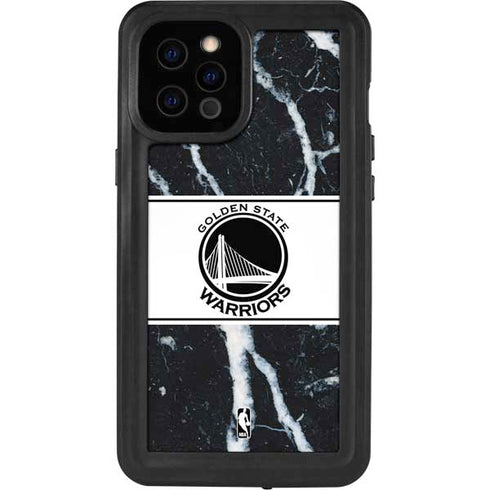 NBA Golden State Warriors Marble iPhone 12 Pro Max Waterproof Case