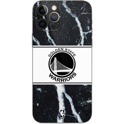 NBA Golden State Warriors Marble iPhone 12 Pro Skin