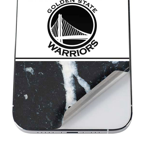 NBA Golden State Warriors Marble iPhone 12 Pro Skin