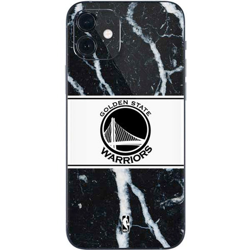 NBA Golden State Warriors Marble iPhone 12 Skin