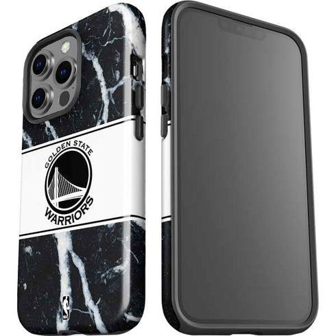 NBA Golden State Warriors Marble iPhone 13 Pro Impact Case