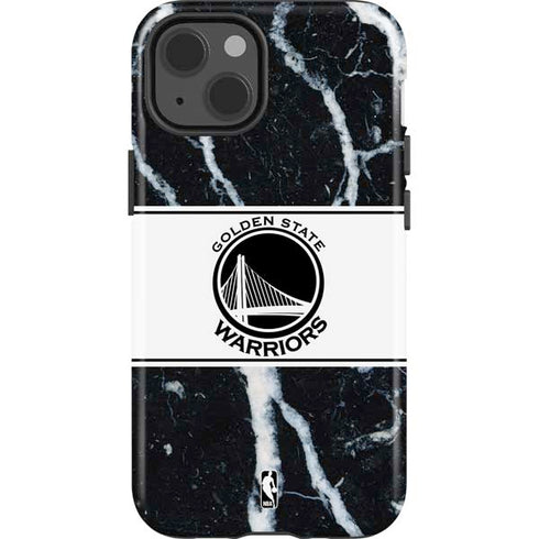 NBA Golden State Warriors Marble iPhone 14 Impact Case