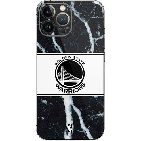 NBA Golden State Warriors Marble iPhone 14 Pro Max Skin