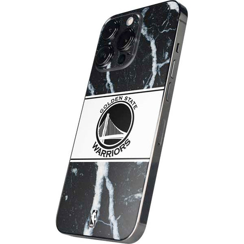 NBA Golden State Warriors Marble iPhone 15 Pro Skin