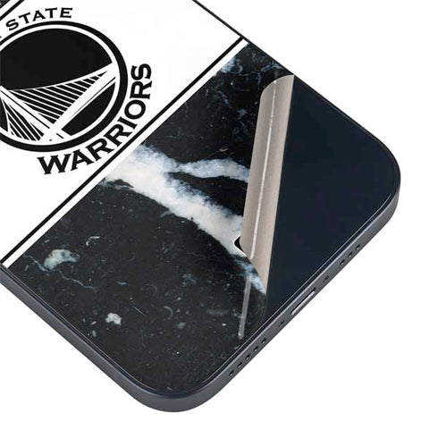 NBA Golden State Warriors Marble iPhone 14 Skin