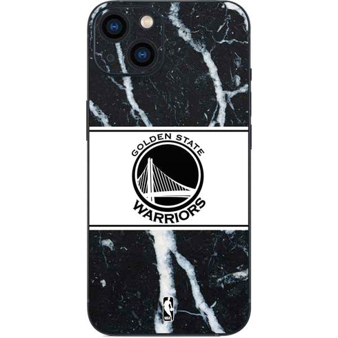 NBA Golden State Warriors Marble iPhone 15 Skin